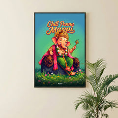 Chill Pannu Maapi - Ganesha Wall Poster
