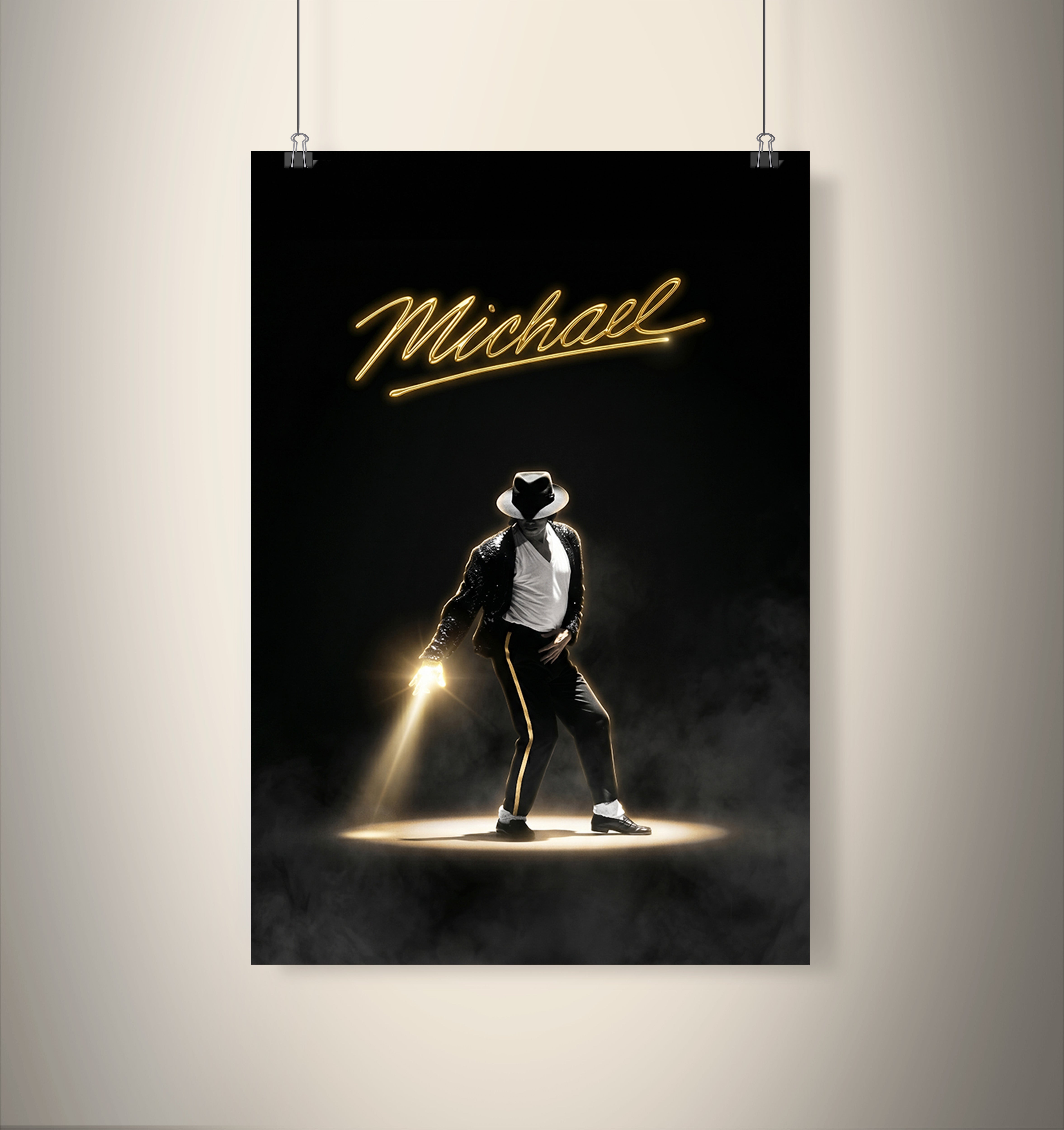 Billie Jean - Michael Illuminated Performance Poster