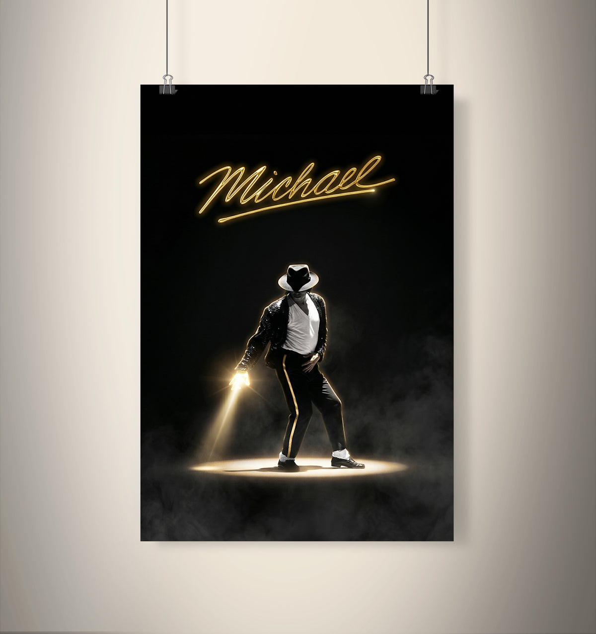 Billie Jean - Michael Illuminated Performance Poster