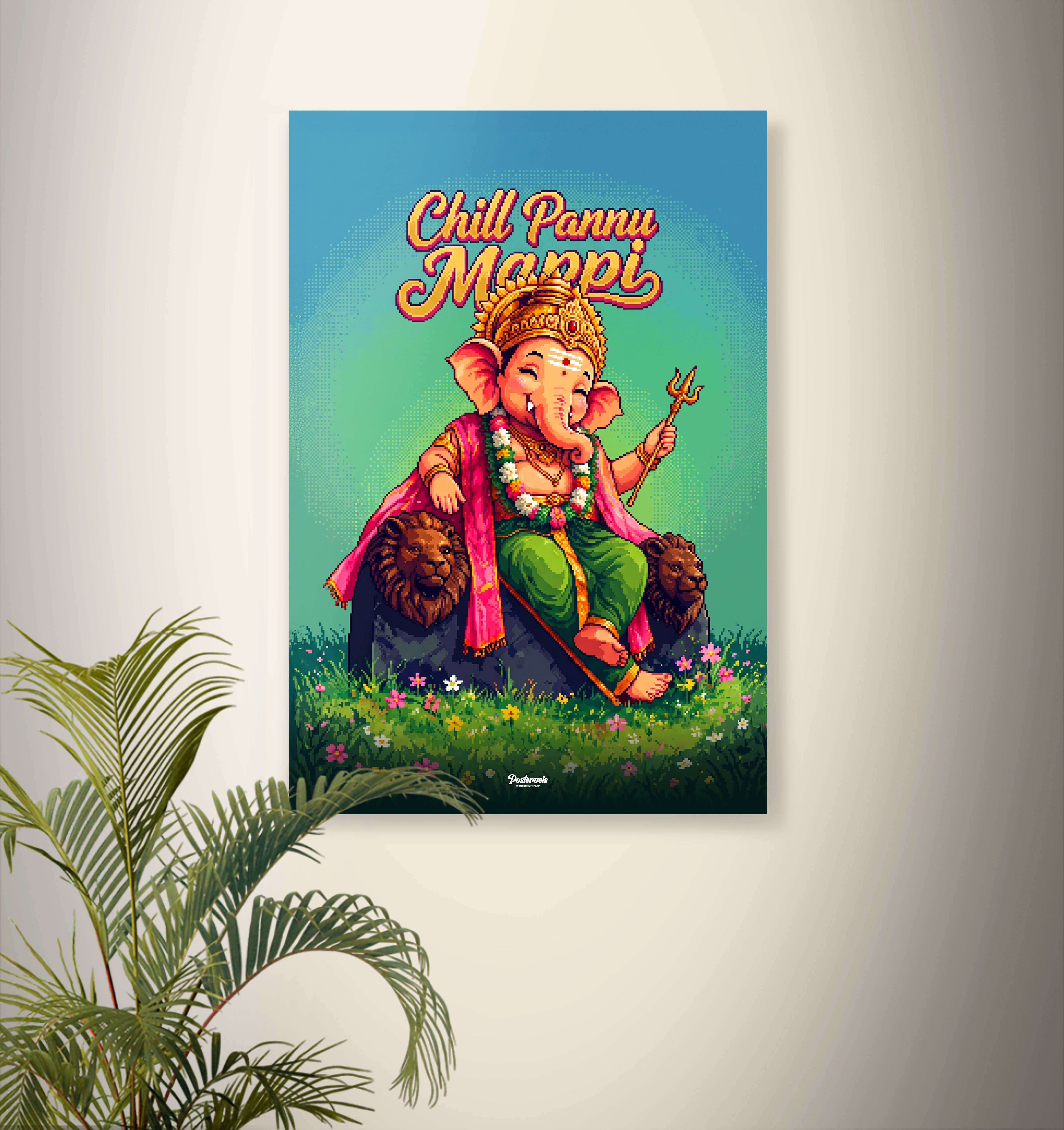 Chill Pannu Maapi - Ganesha Wall Poster