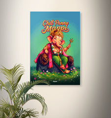 Chill Pannu Maapi - Ganesha Wall Poster